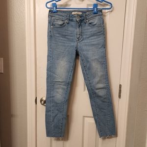 Mavi tess twisted high rise twisted skinny jeans size 25